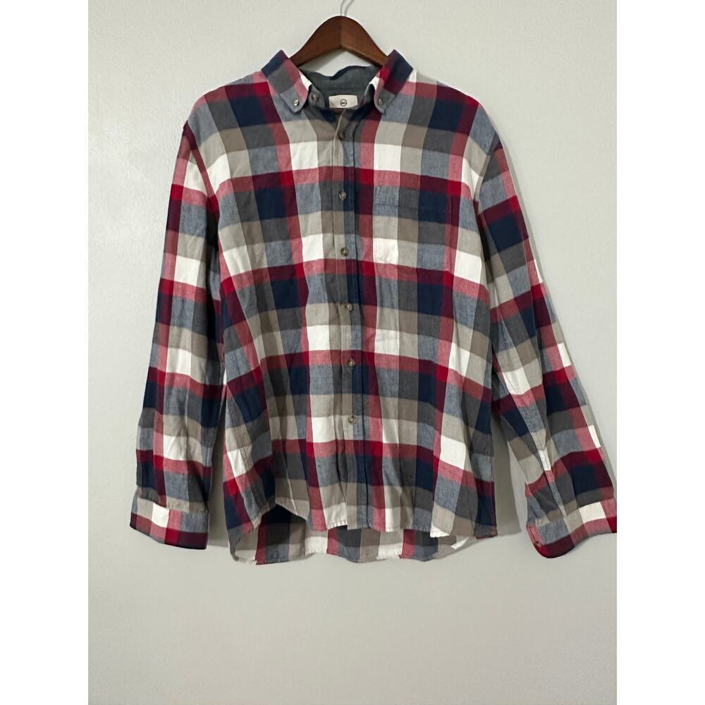 Adriano Goldschmied  Standard Fit Plaid Flannel